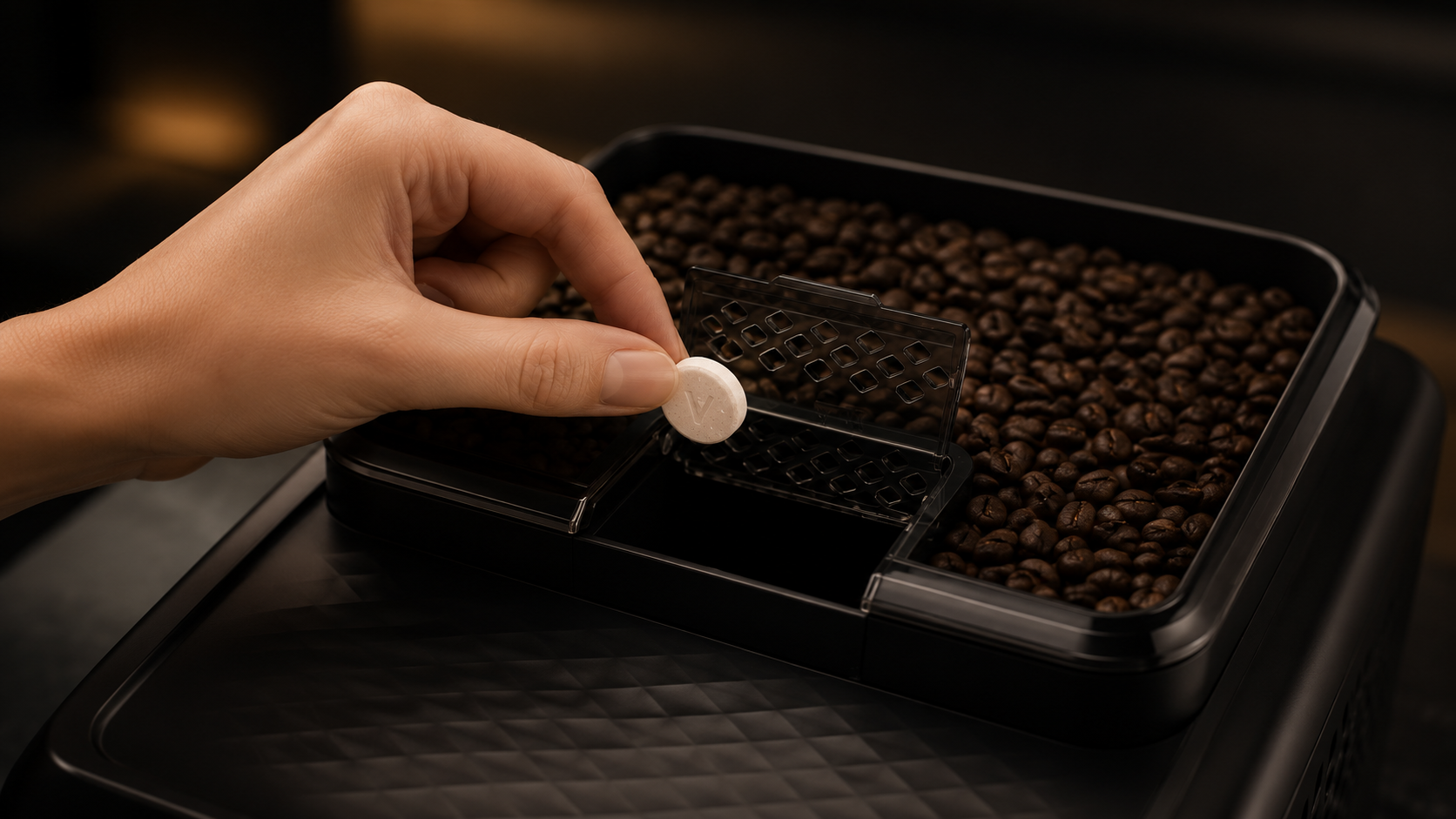 Coffee-oil clean