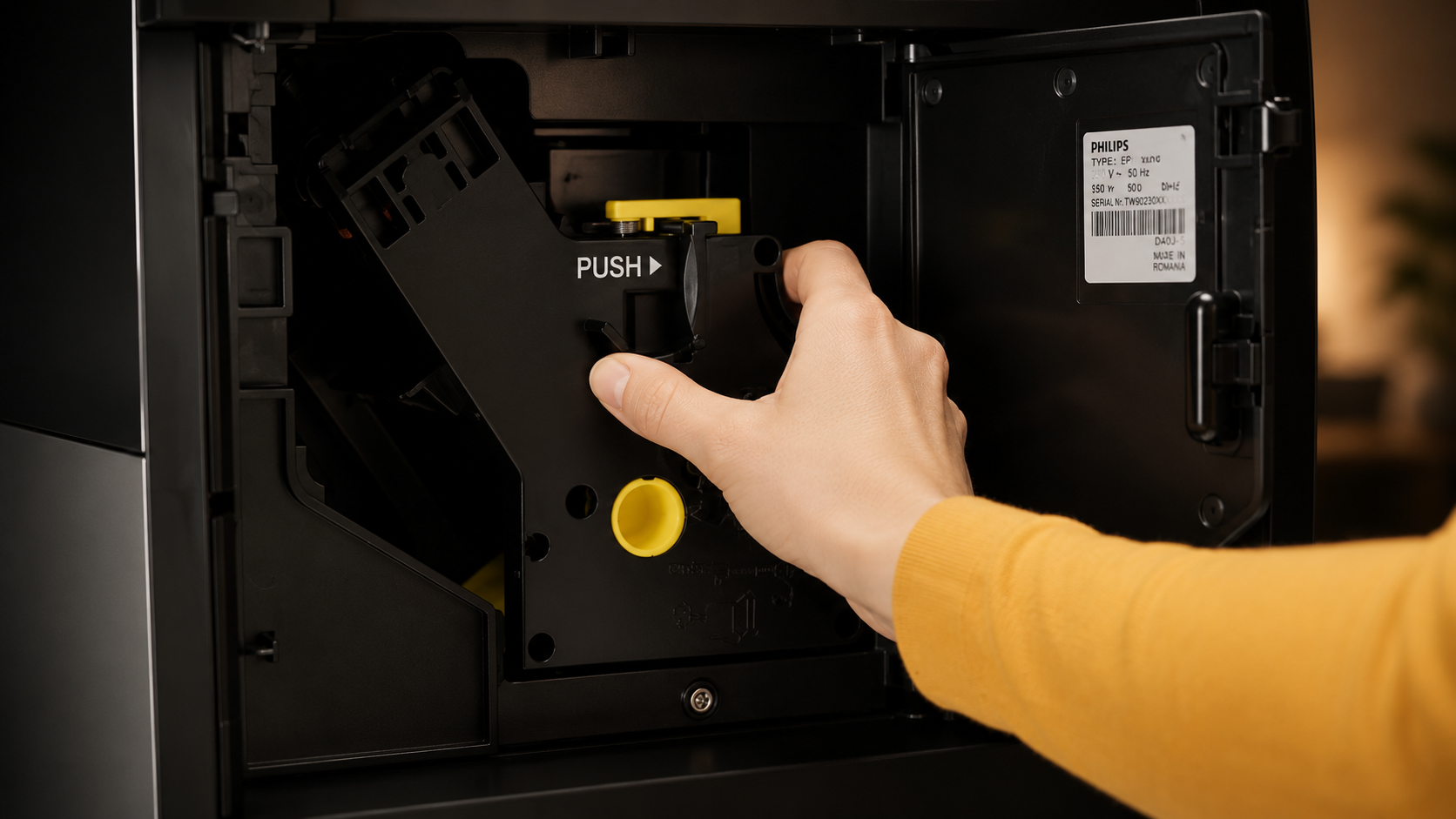 Refit and close the machine